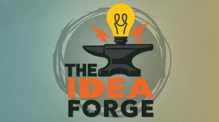 Idea Forge Featured Image on Member Hours Logo with Multi colored background