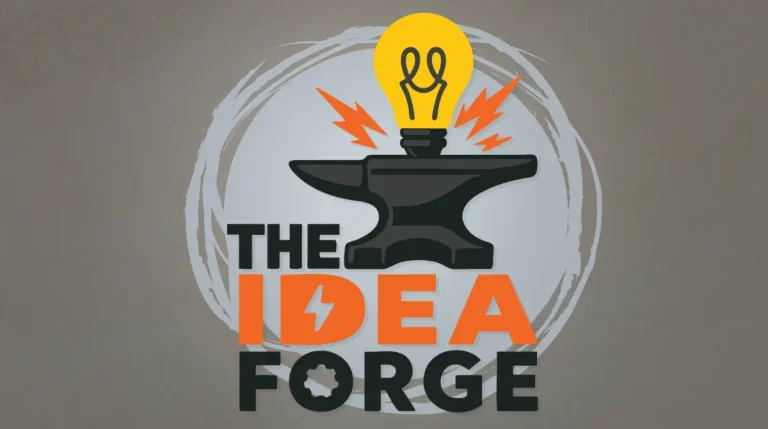 Idea Forge Featured Image on Open Hours logo on backdrop Open House