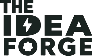 Idea forge logo black Just the text