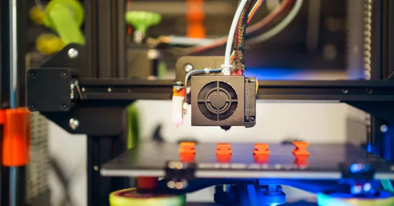 Intro to 3D Model Printing Steam Futures Workshop Series a 3d filament printers making 4 units of orange 3d models